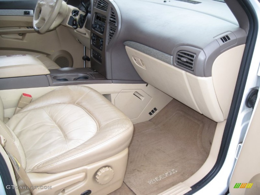 2002 Rendezvous CXL AWD - Bright White / Medium Oak photo #16