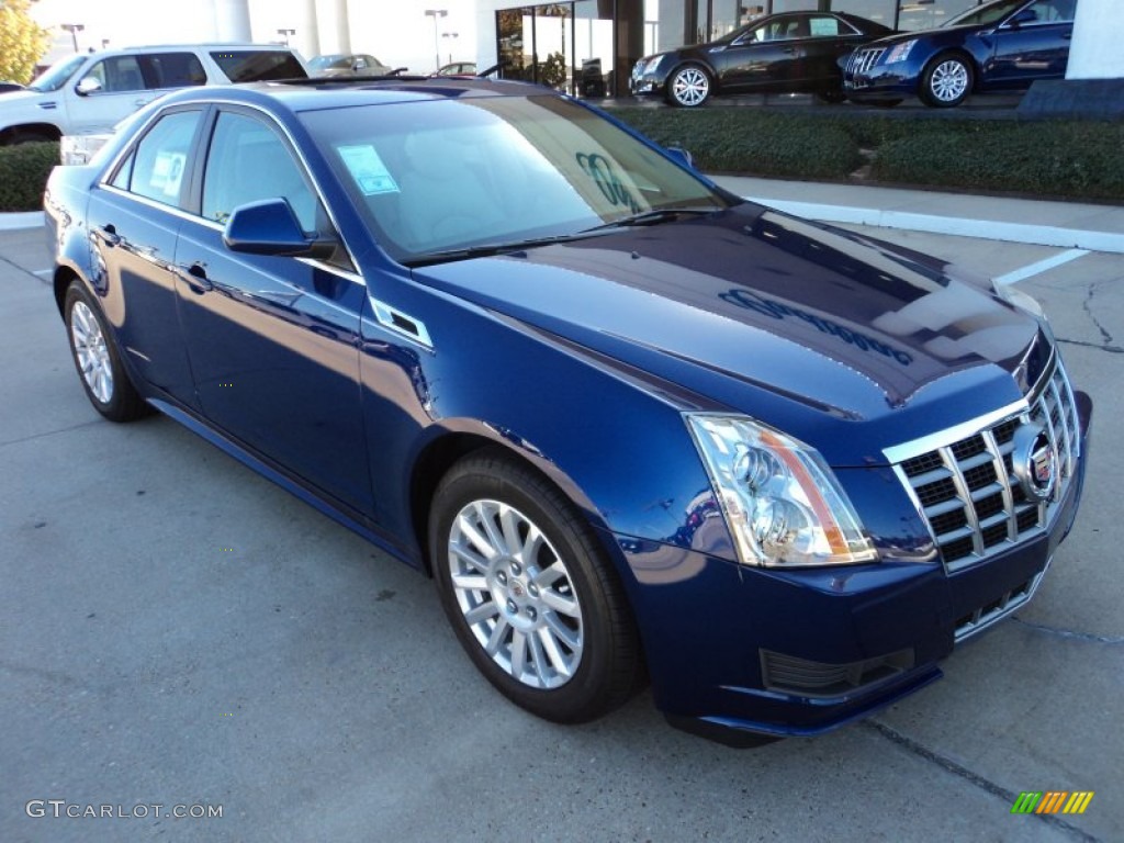 Opulent Blue Metallic 2012 Cadillac CTS 3.0 Sedan Exterior Photo #56616869