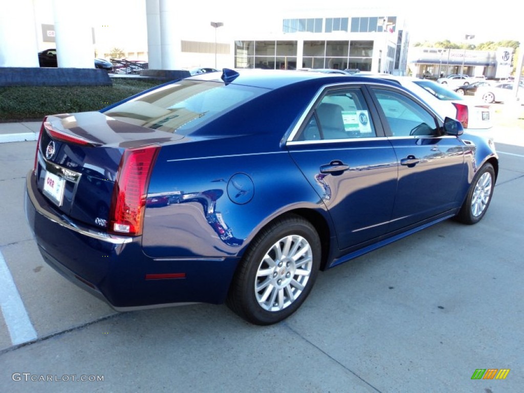 2012 CTS 3.0 Sedan - Opulent Blue Metallic / Light Titanium/Ebony photo #3