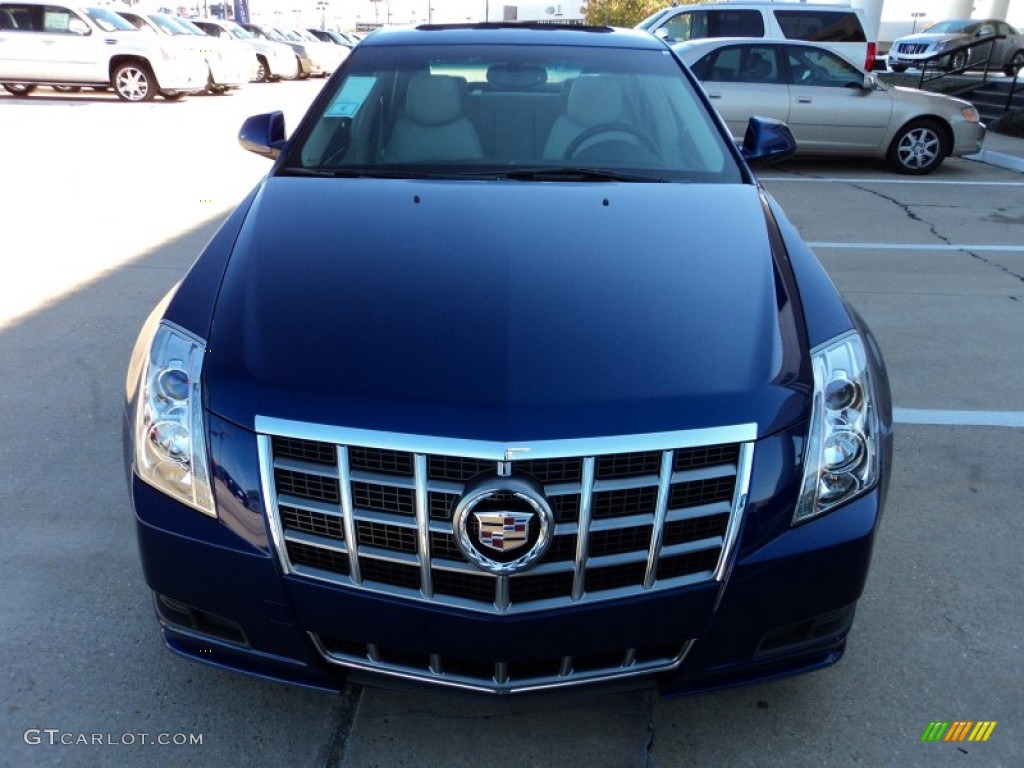 2012 CTS 3.0 Sedan - Opulent Blue Metallic / Light Titanium/Ebony photo #5