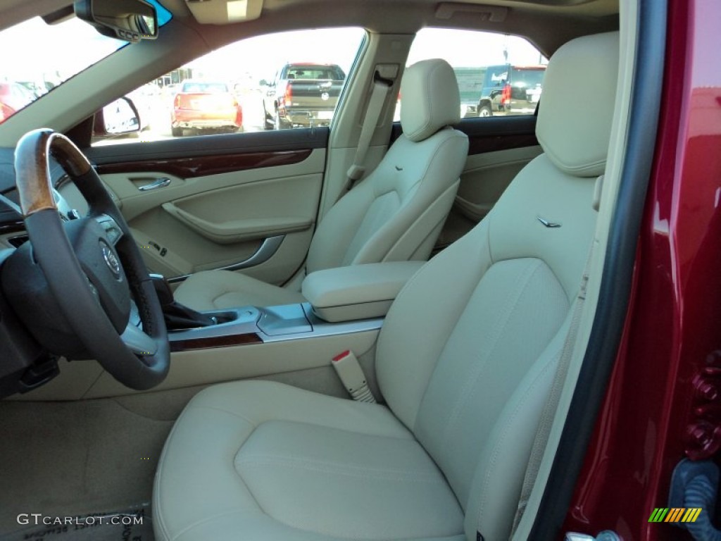 2012 CTS 3.0 Sedan - Crystal Red Tintcoat / Cashmere/Cocoa photo #19
