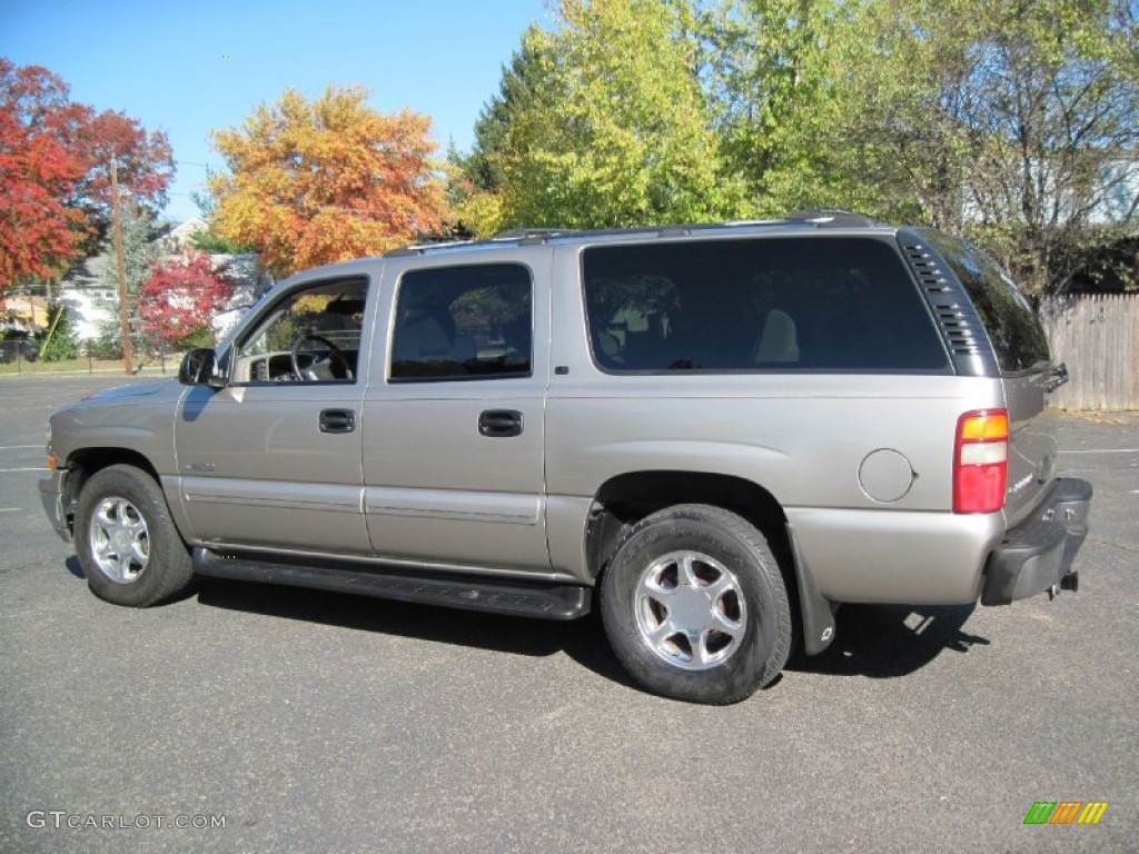 2000 Suburban 1500 LS 4x4 - Light Pewter Metallic / Medium Gray photo #4