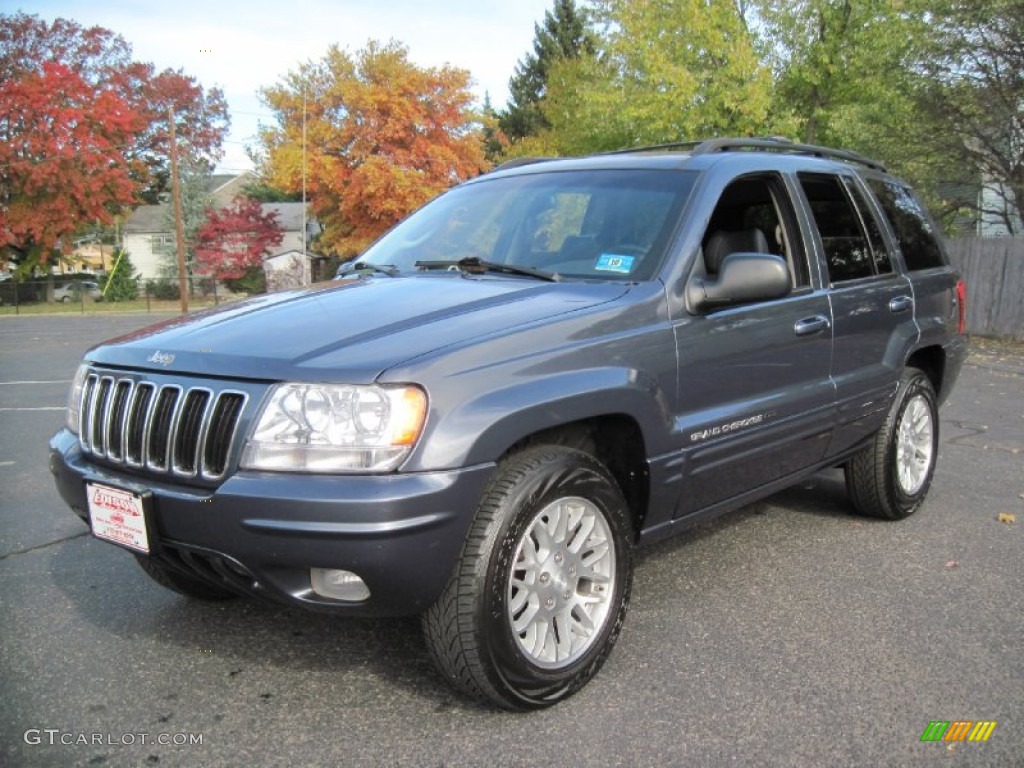 2003 Grand Cherokee Limited 4x4 - Steel Blue Pearlcoat / Dark Slate Gray photo #2