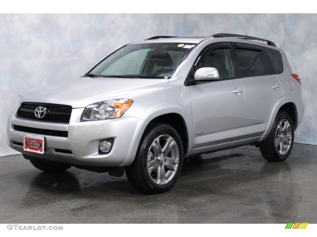 2011 RAV4 Sport 4WD - Classic Silver Metallic / Dark Charcoal photo #1