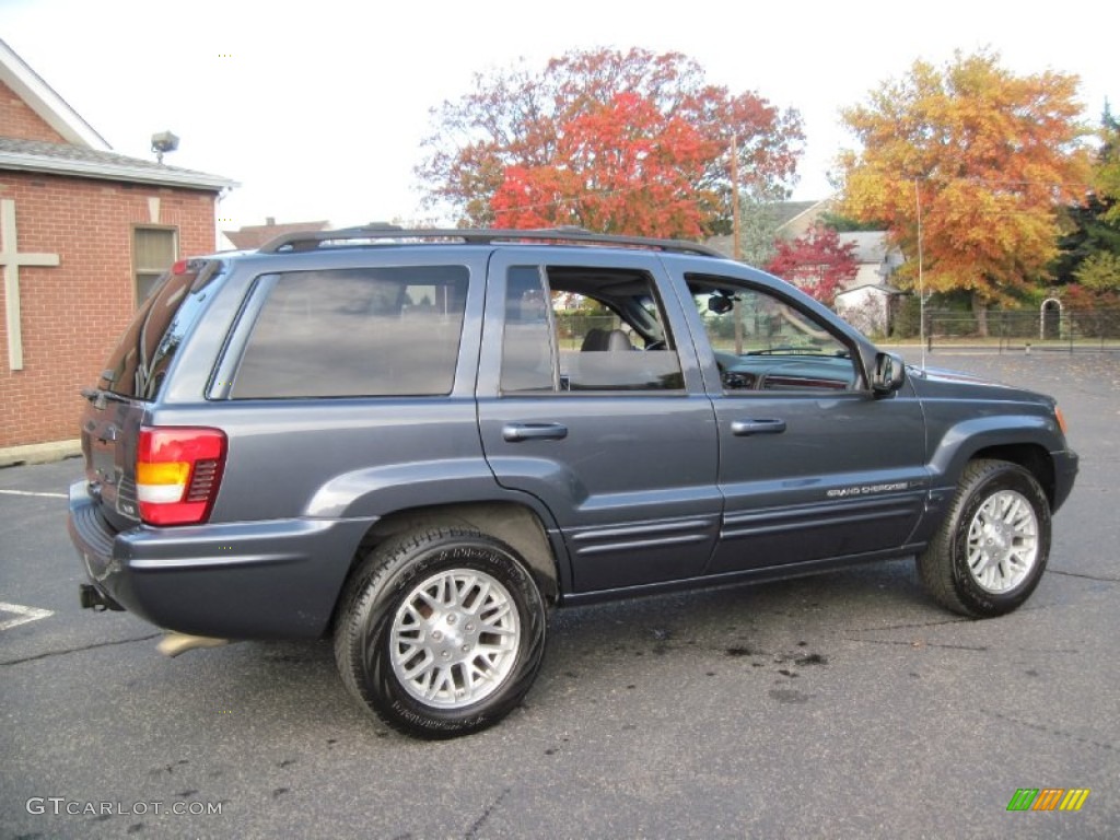 2003 Grand Cherokee Limited 4x4 - Steel Blue Pearlcoat / Dark Slate Gray photo #8