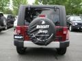 2010 Red Rock Crystal Pearl Jeep Wrangler Unlimited Sahara 4x4  photo #6