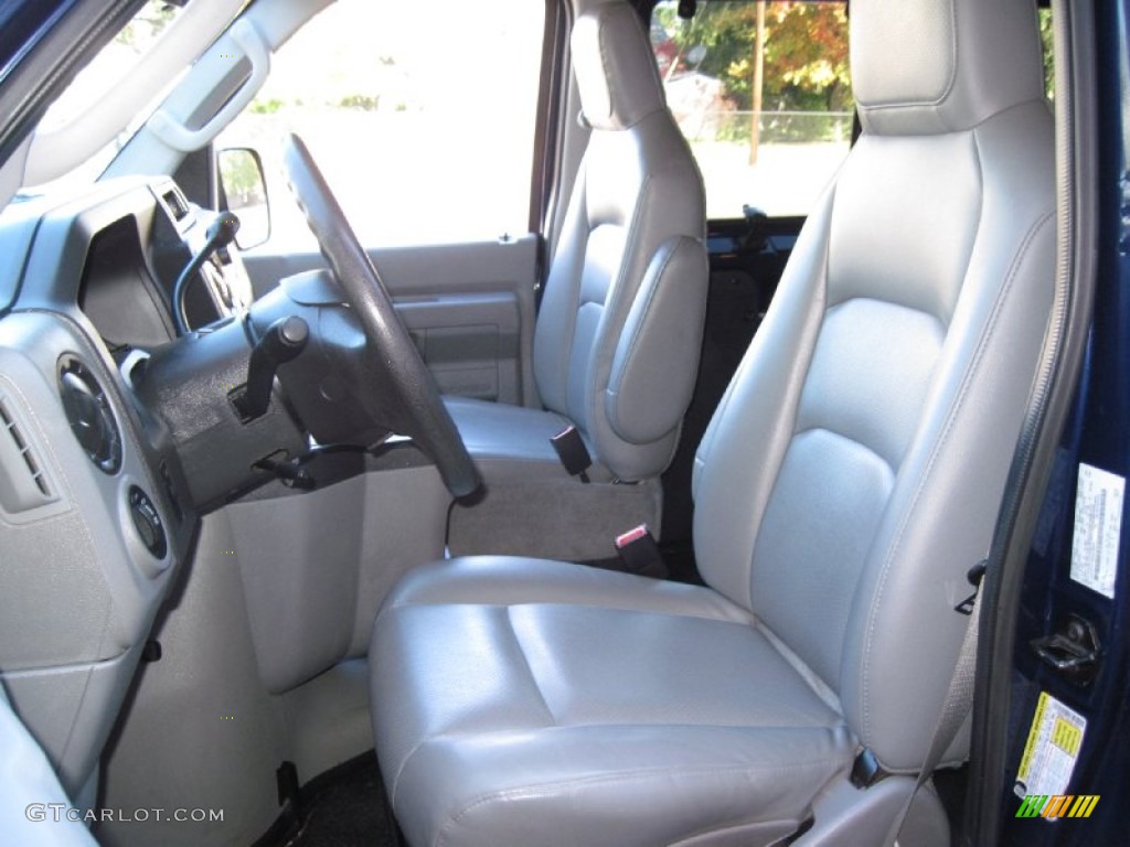 2009 E Series Van E350 Super Duty XLT Passenger - Dark Blue Pearl / Medium Flint photo #13