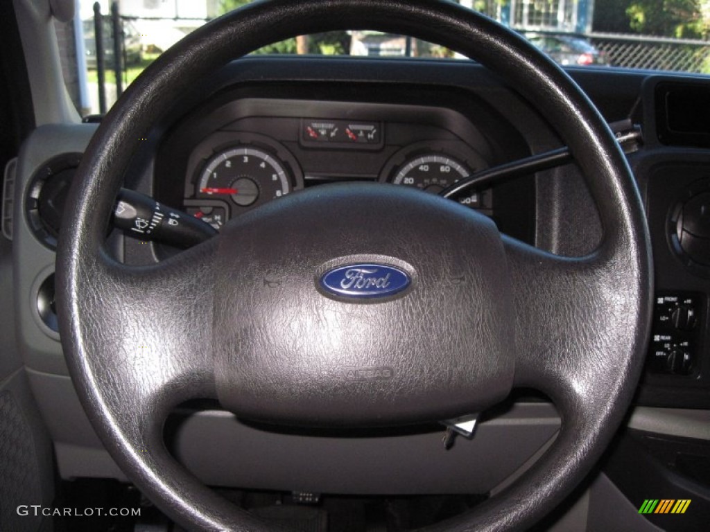2009 E Series Van E350 Super Duty XLT Passenger - Dark Blue Pearl / Medium Flint photo #24