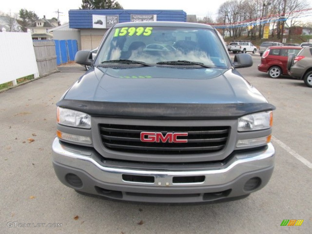 2006 Sierra 1500 SLE Extended Cab 4x4 - Stealth Gray Metallic / Dark Pewter photo #5