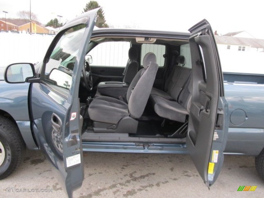 2006 Sierra 1500 SLE Extended Cab 4x4 - Stealth Gray Metallic / Dark Pewter photo #11