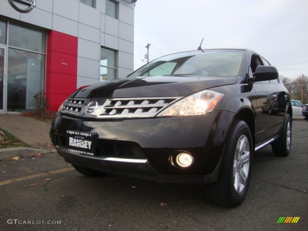 2007 Murano SL AWD - Super Black / Charcoal photo #1