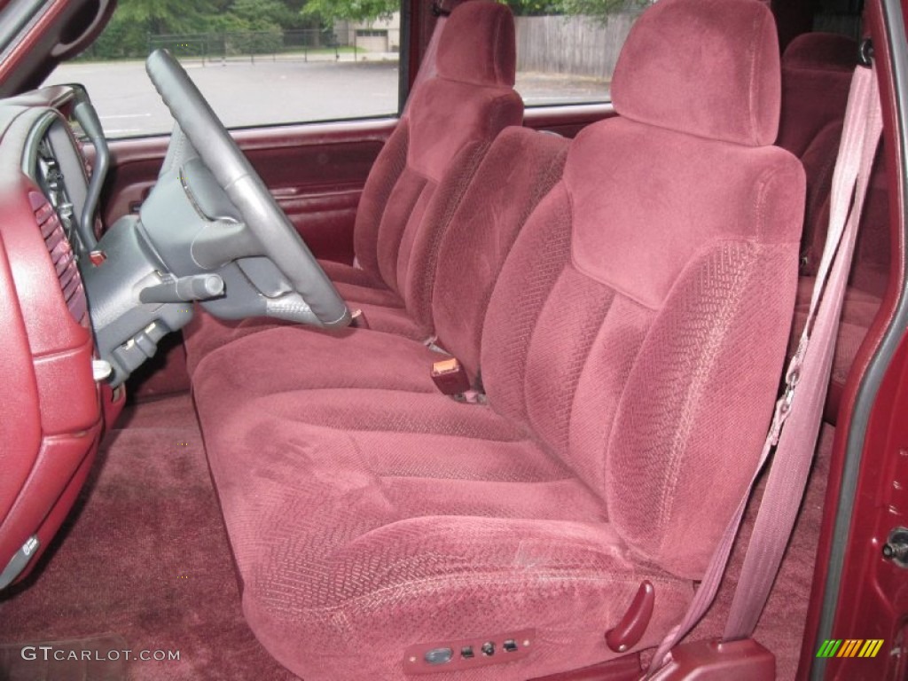Red Interior 1998 GMC Suburban 1500 4x4 Photo #56622620