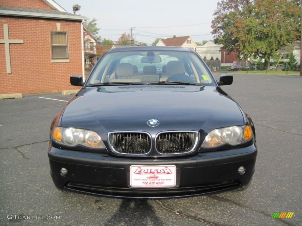 2005 3 Series 325i Sedan - Orient Blue Metallic / Sand photo #12