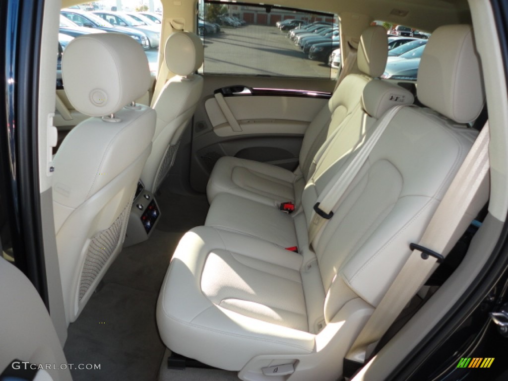 Cardamom Beige Interior 2012 Audi Q7 3.0 TFSI quattro Photo #56623076