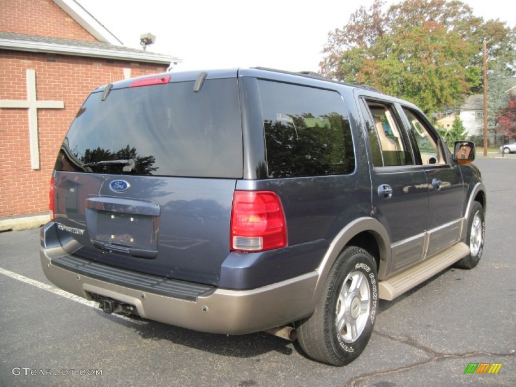 2003 Expedition Eddie Bauer 4x4 - Medium Wedgewood Blue Metallic / Medium Parchment photo #7