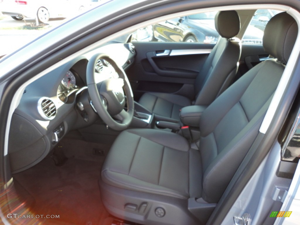 Black Interior 2012 Audi A3 2.0T Photo #56623295