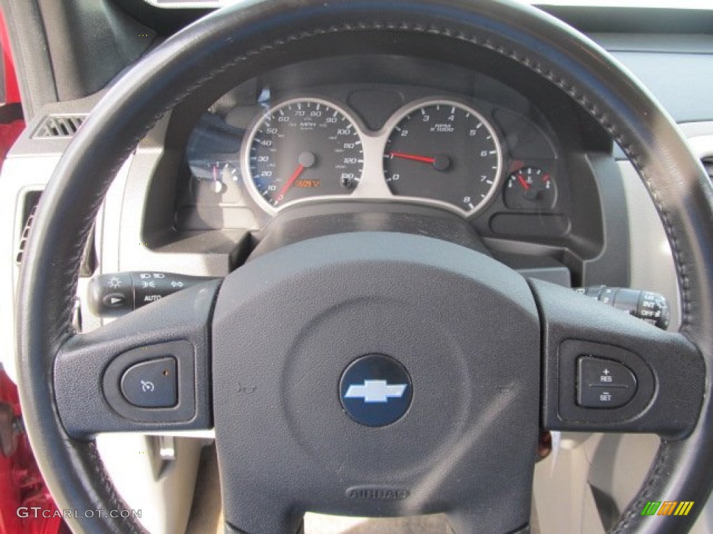 2005 Equinox LT AWD - Salsa Red Metallic / Light Gray photo #16