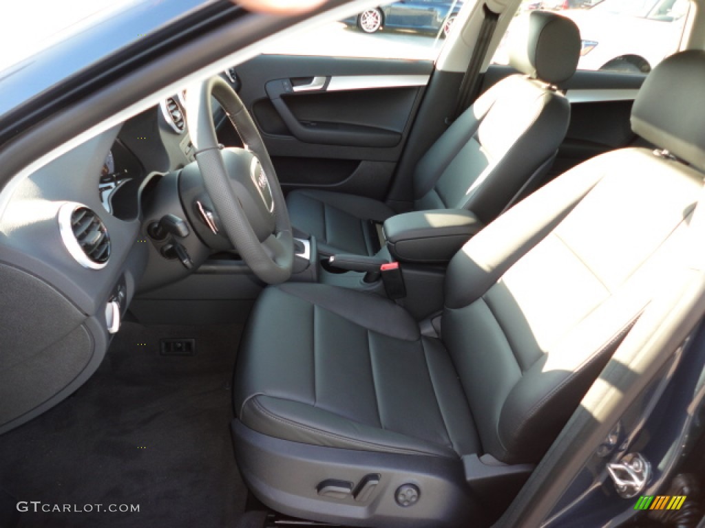 Black Interior 2012 Audi A3 2.0T Photo #56623372