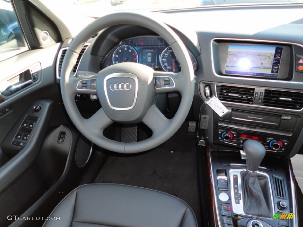 2012 Audi Q5 2.0 TFSI quattro Black Dashboard Photo #56623547