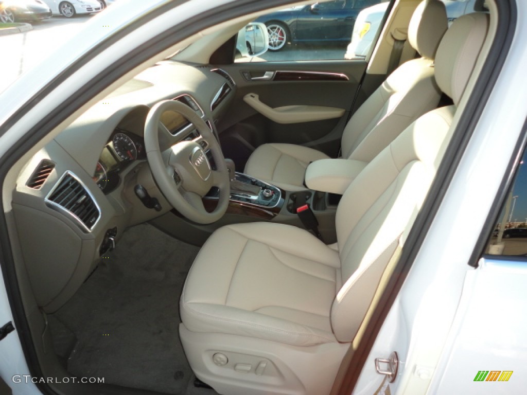 Cardamom Beige Interior 2012 Audi Q5 2.0 TFSI quattro Photo #56623610