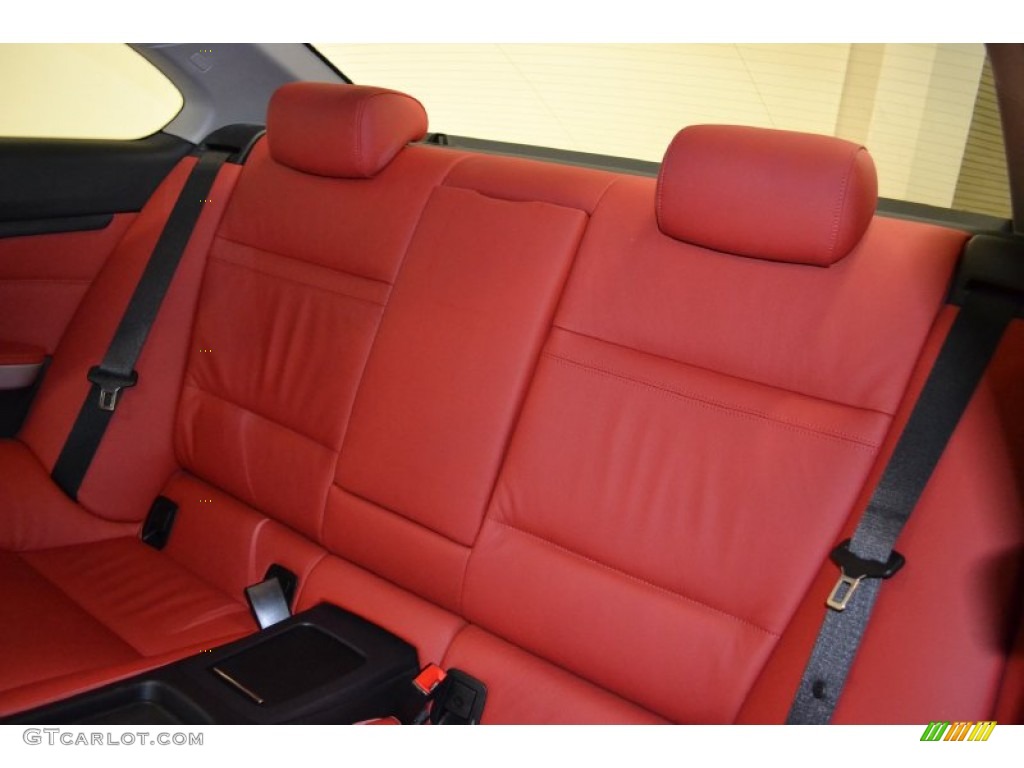 2009 3 Series 328i Coupe - Space Grey Metallic / Coral Red/Black Dakota Leather photo #15