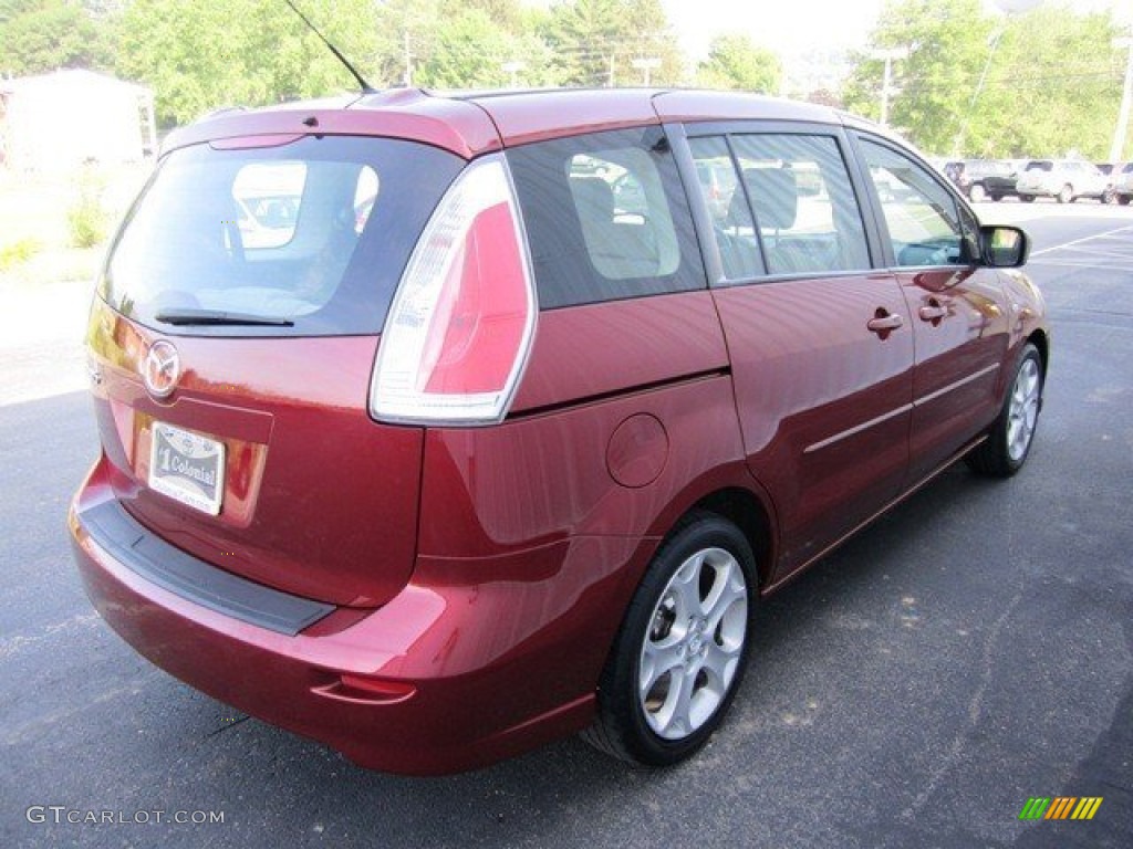 2008 MAZDA5 Sport - Copper Red / Sand photo #8
