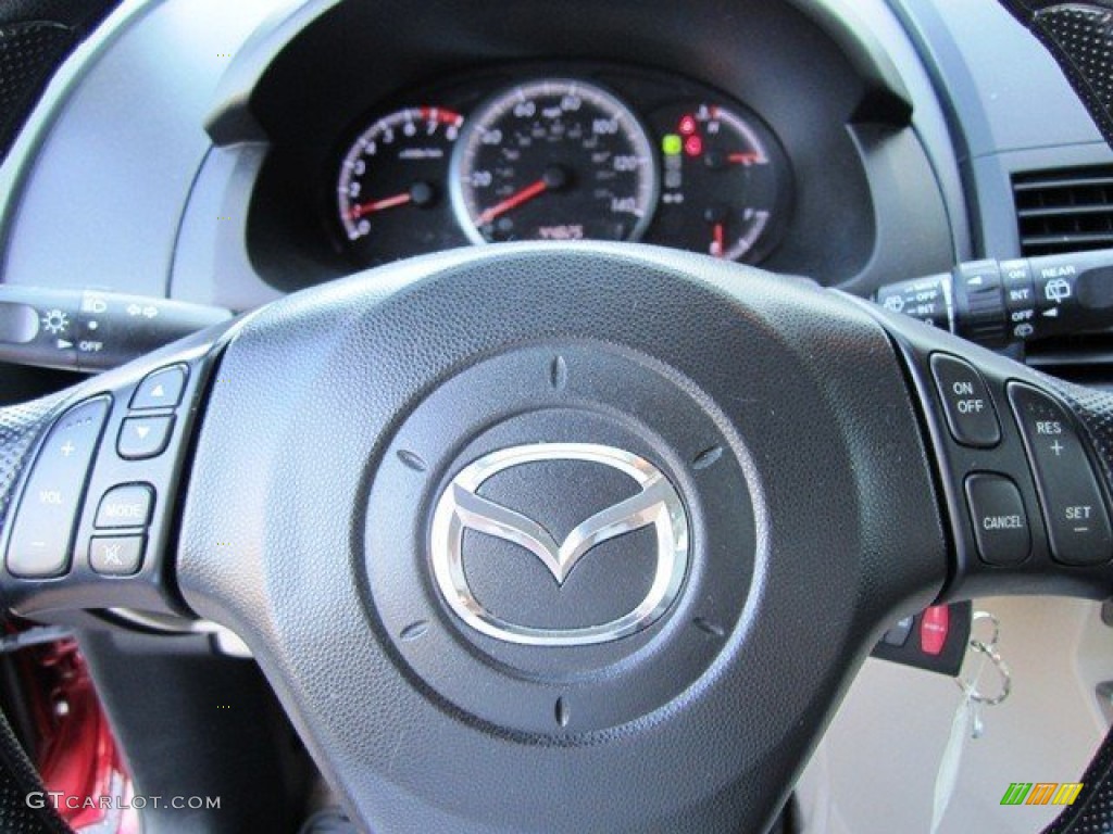 2008 MAZDA5 Sport - Copper Red / Sand photo #18