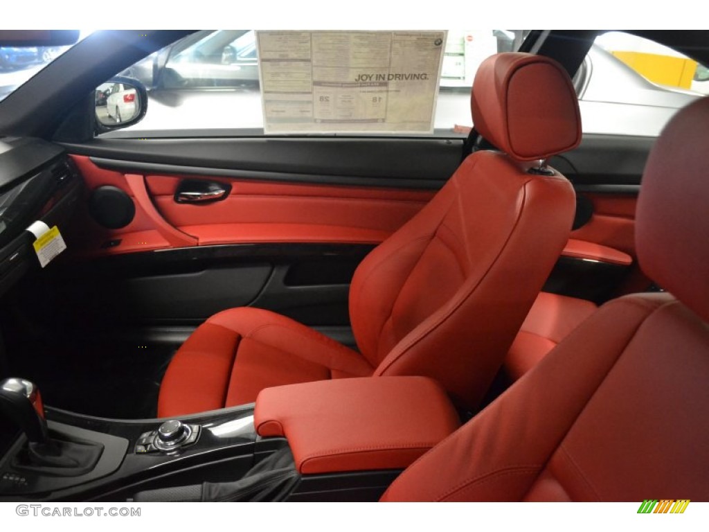 Coral Red/Black Interior 2012 BMW 3 Series 328i Coupe Photo #56624342