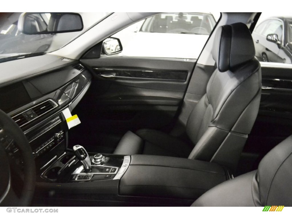 Black Interior 2012 BMW 7 Series 750Li Sedan Photo #56624625