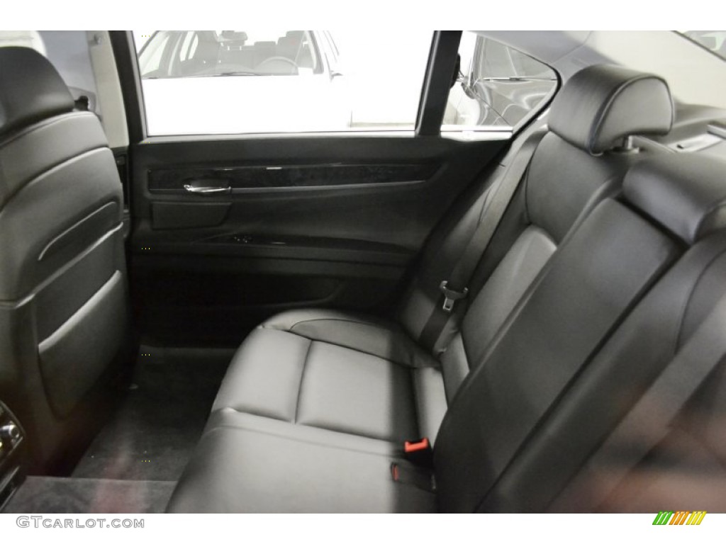 Black Interior 2012 BMW 7 Series 750Li Sedan Photo #56624632