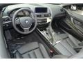 Black Nappa Leather Prime Interior Photo for 2012 BMW 6 Series #56624694
