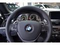 Black Nappa Leather Steering Wheel Photo for 2012 BMW 6 Series #56624718