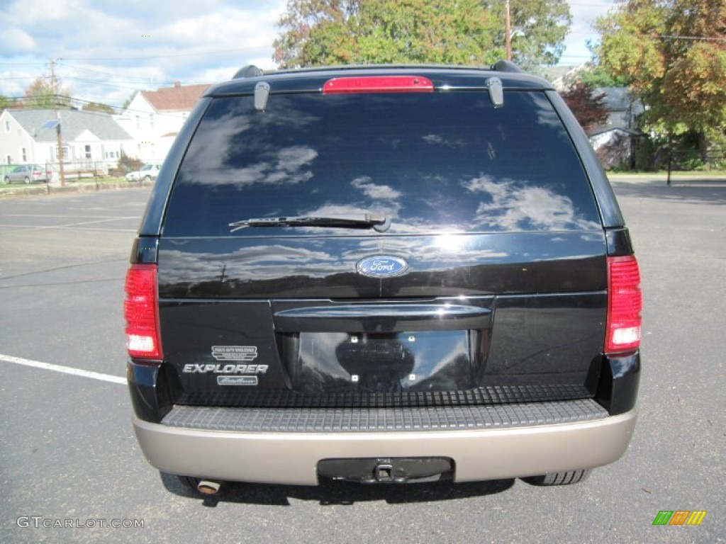 2003 Explorer Eddie Bauer 4x4 - Black / Medium Parchment Beige photo #6