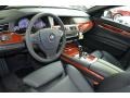 2012 BMW 7 Series Black Interior Prime Interior Photo