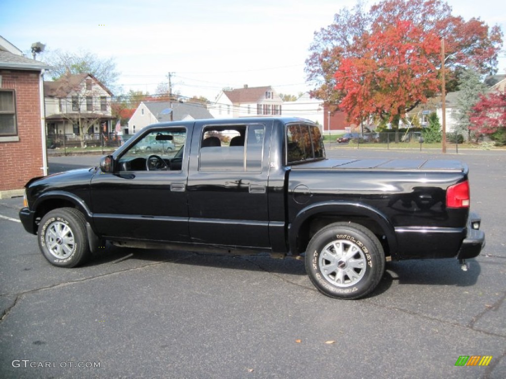2002 Sonoma SLS Crew Cab 4x4 - Onyx Black / Graphite photo #4