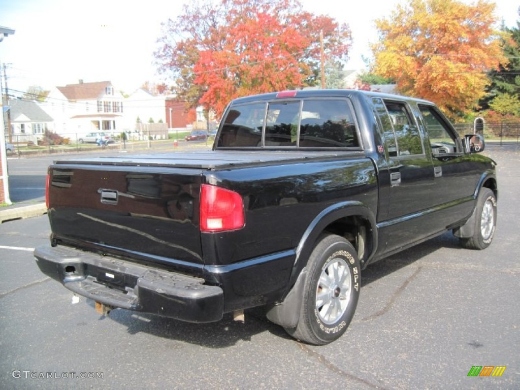 2002 Sonoma SLS Crew Cab 4x4 - Onyx Black / Graphite photo #7