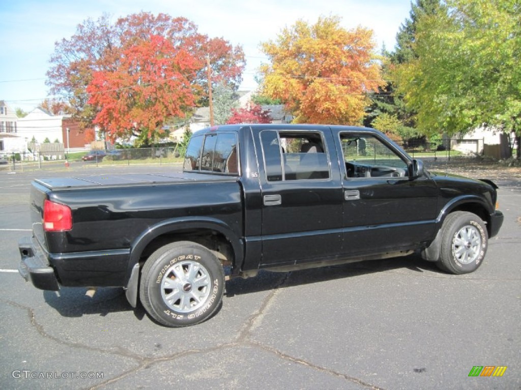 2002 Sonoma SLS Crew Cab 4x4 - Onyx Black / Graphite photo #8