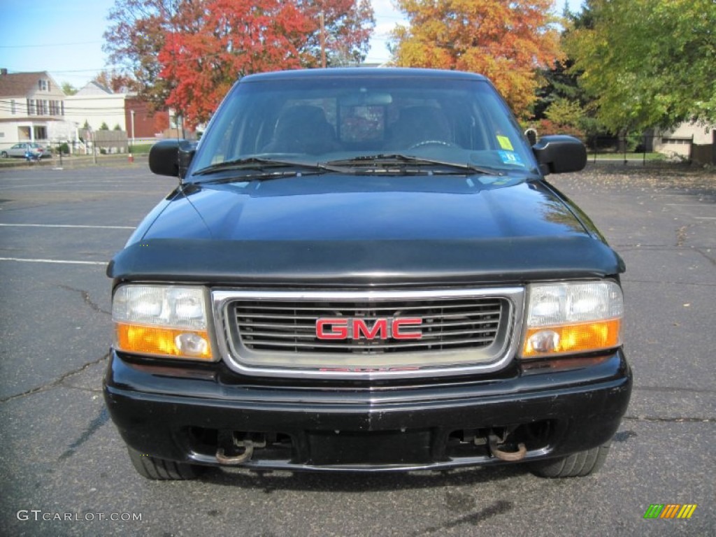 2002 Sonoma SLS Crew Cab 4x4 - Onyx Black / Graphite photo #12