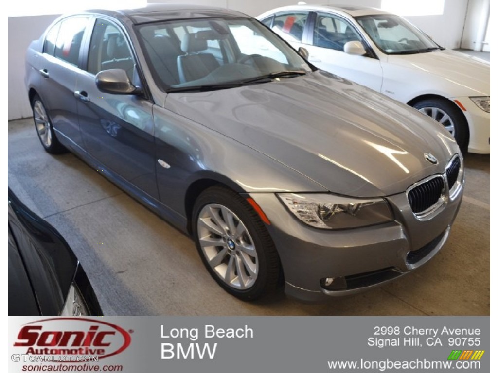 2011 3 Series 328i Sedan - Space Gray Metallic / Black Dakota Leather photo #1