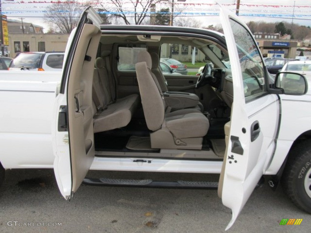 2006 Silverado 1500 LS Extended Cab 4x4 - Summit White / Medium Gray photo #10