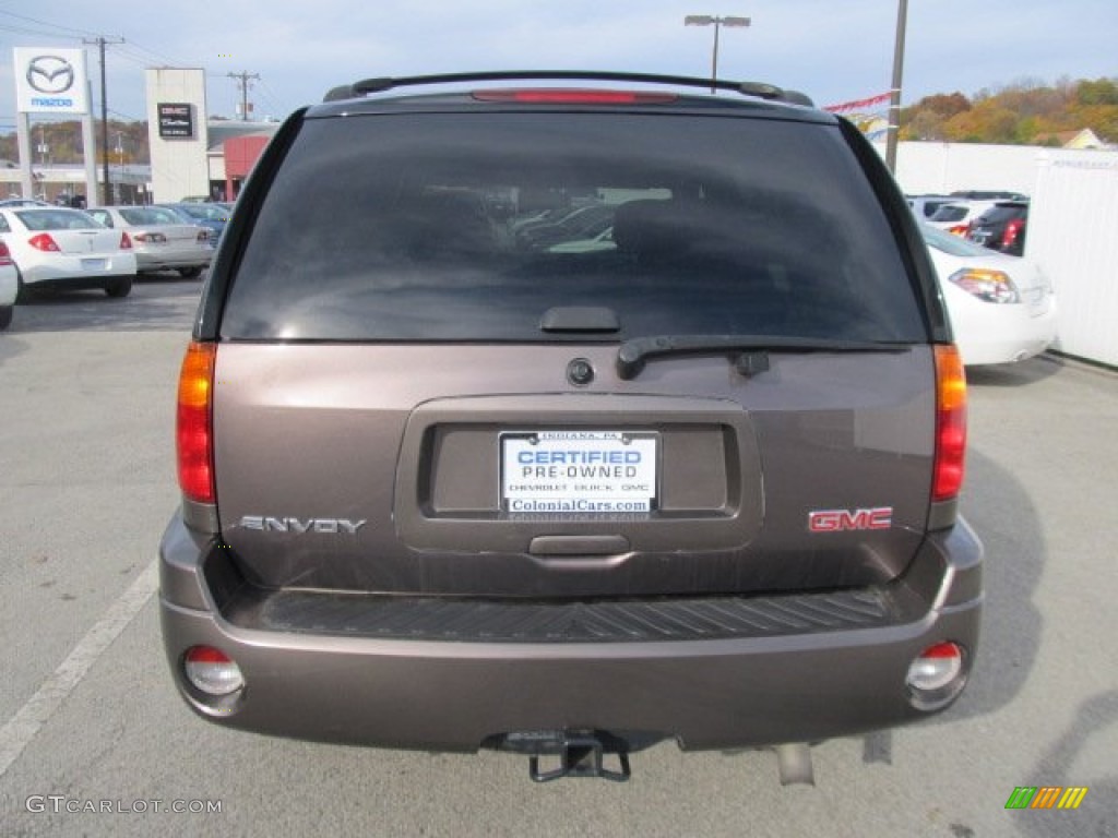 2008 Envoy SLE 4x4 - Medium Brown Metallic / Ebony photo #9