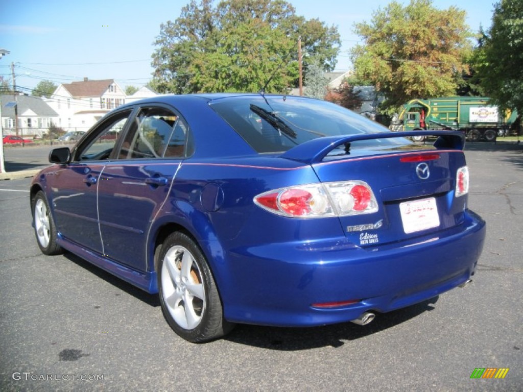 2005 MAZDA6 s Sport Hatchback - Lapis Blue Metallic / Black photo #5