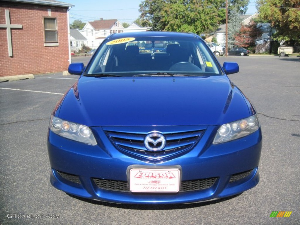 2005 MAZDA6 s Sport Hatchback - Lapis Blue Metallic / Black photo #12