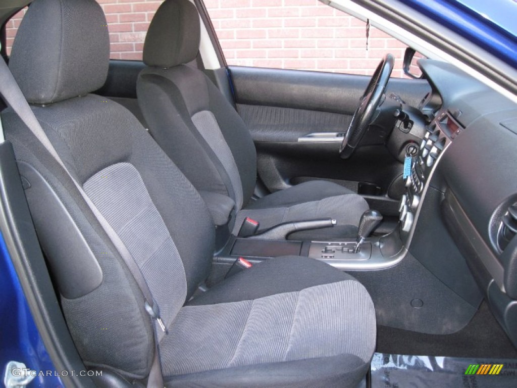 2005 MAZDA6 s Sport Hatchback - Lapis Blue Metallic / Black photo #14