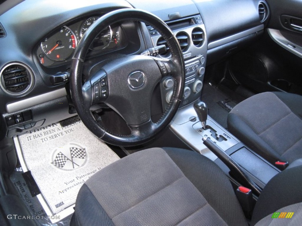 2005 MAZDA6 s Sport Hatchback - Lapis Blue Metallic / Black photo #15