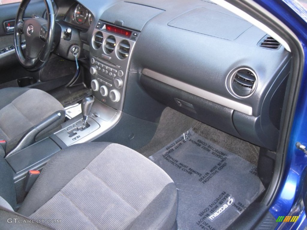 2005 MAZDA6 s Sport Hatchback - Lapis Blue Metallic / Black photo #16