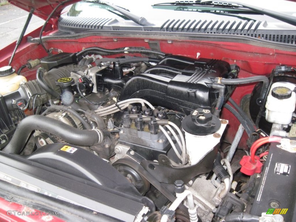 2005 Mountaineer V6 AWD - Vivid Red Metallic / Midnight Grey photo #32