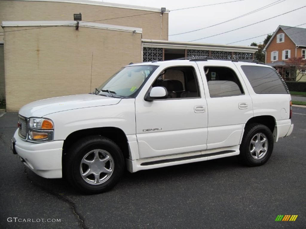 2004 Yukon Denali AWD - Summit White / Stone Gray photo #1