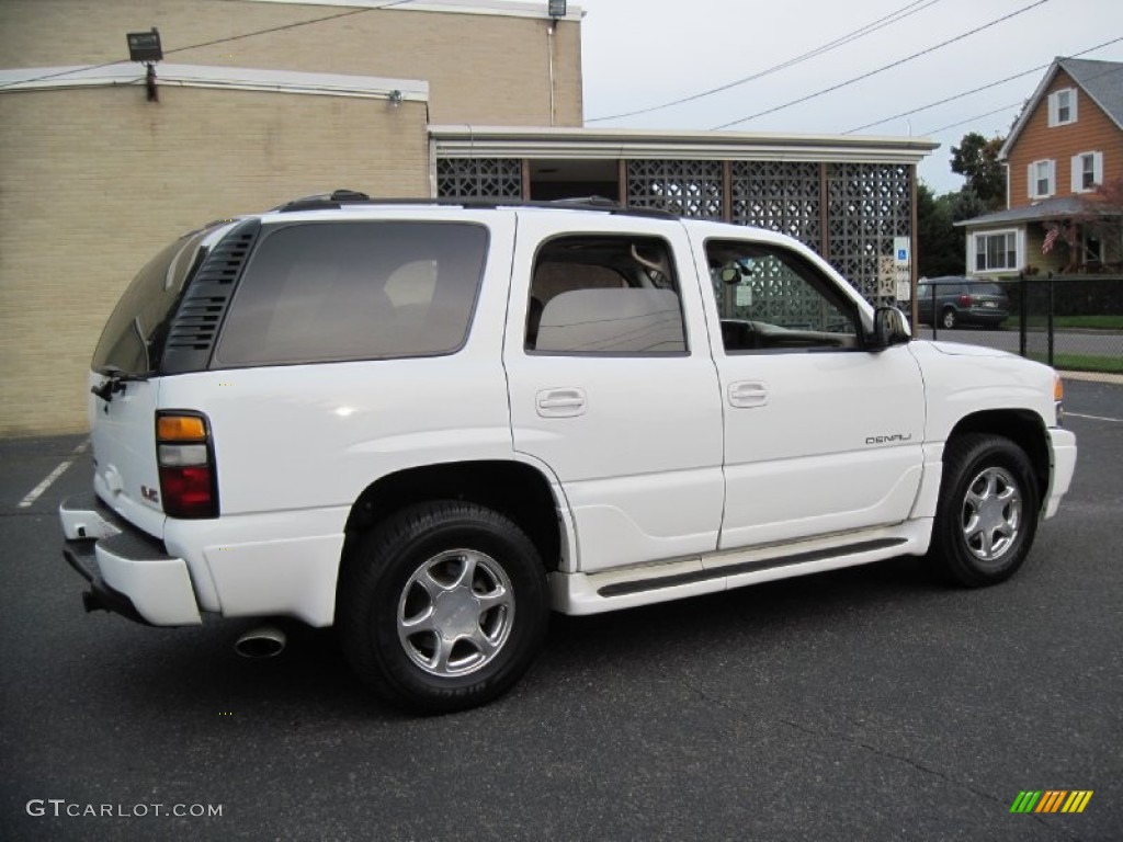 2004 Yukon Denali AWD - Summit White / Stone Gray photo #8