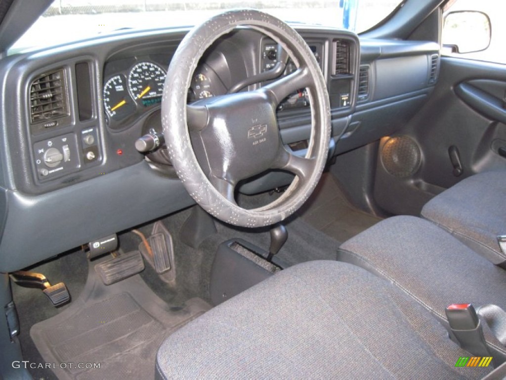 Graphite Interior 2000 Chevrolet Silverado 1500 LS Regular Cab 4x4 Photo #56629158